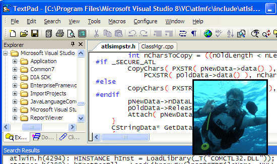 textpad screenshot