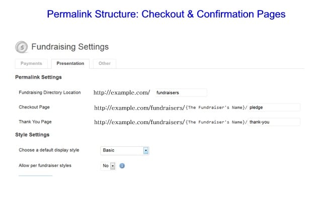 permalink-structure Permalink Structure: Checkout and Confirmation Pages.