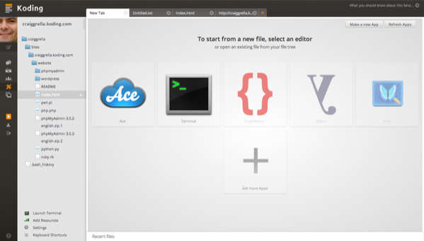 Koding apps Post image