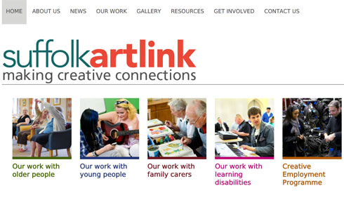 Suffolk Artlink, a charity group.
