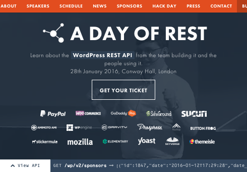 feelingRESTful website for A day of REST