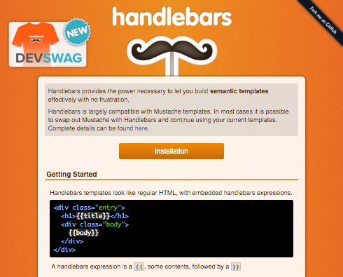 handlebars website