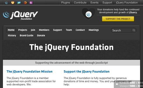 jQuery website