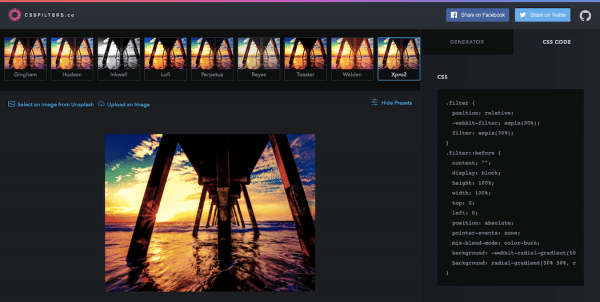 CSSFilters.co image