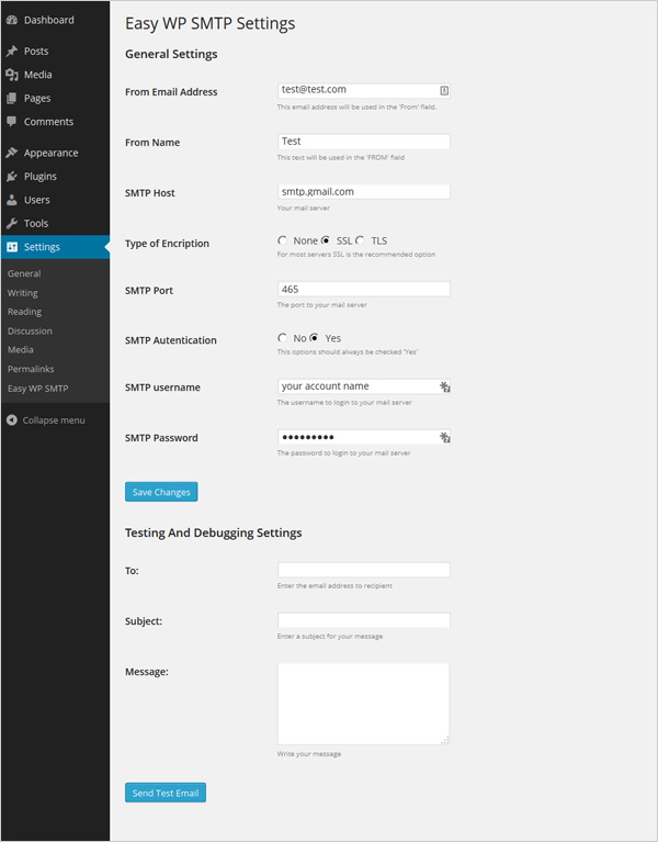 Easy WP SMTP