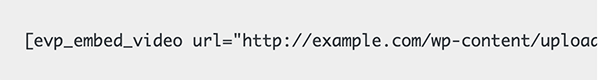 Example of this plugin’s shortcode.