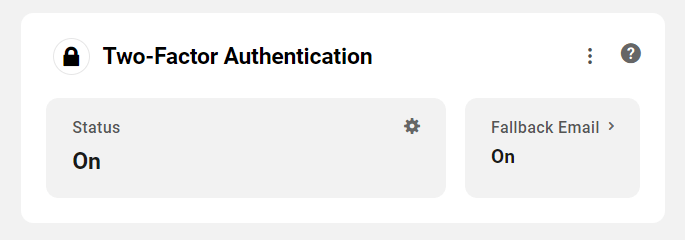 The Hub - Security - 2FA