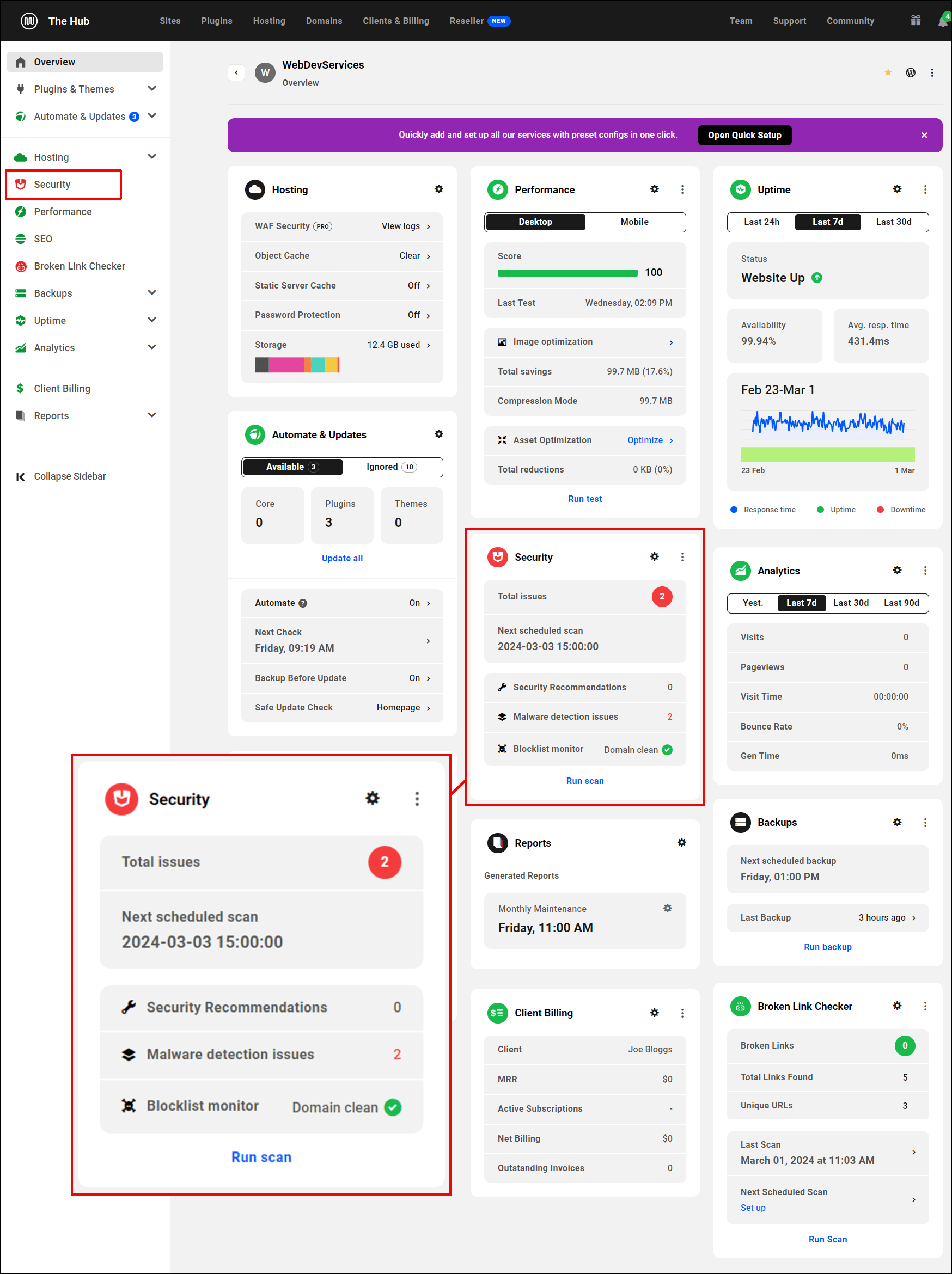 The Hub - Security Module