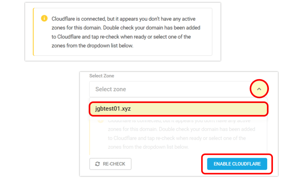 Hbird CF add zone