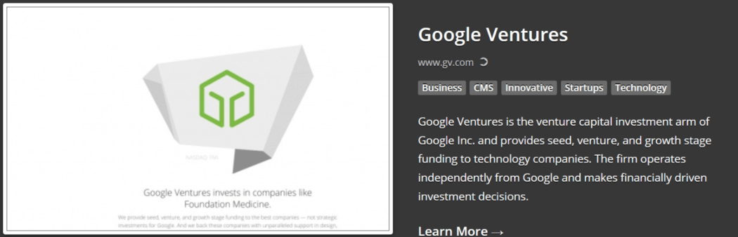 2014 Showcase – Google Ventures