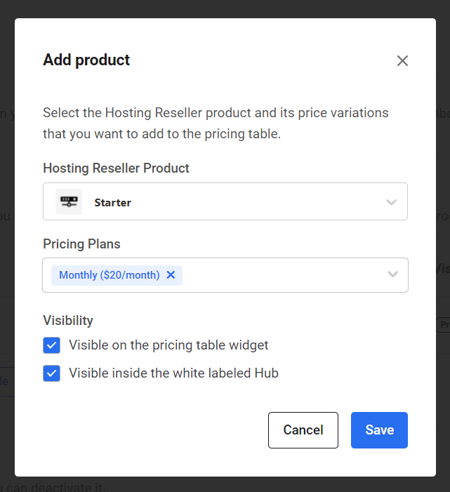 The Hub Client: Add Product