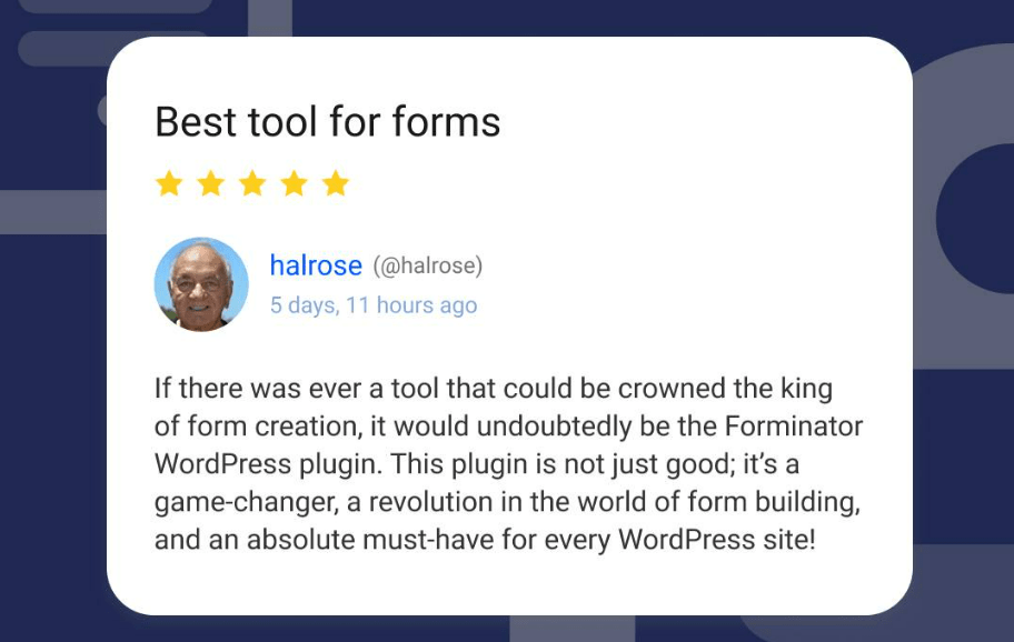 Forminator client review