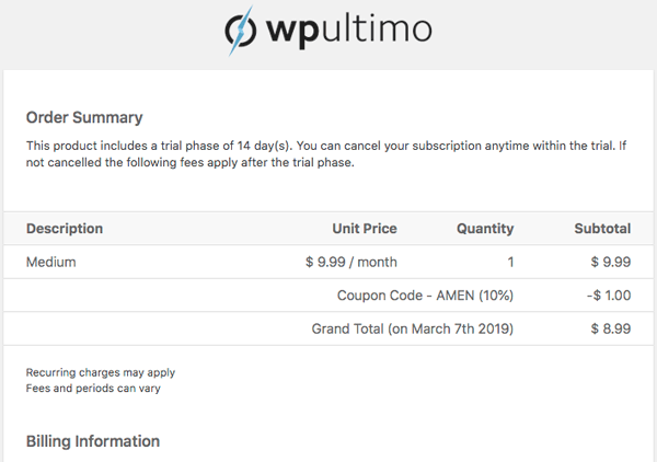 WP Ultimo