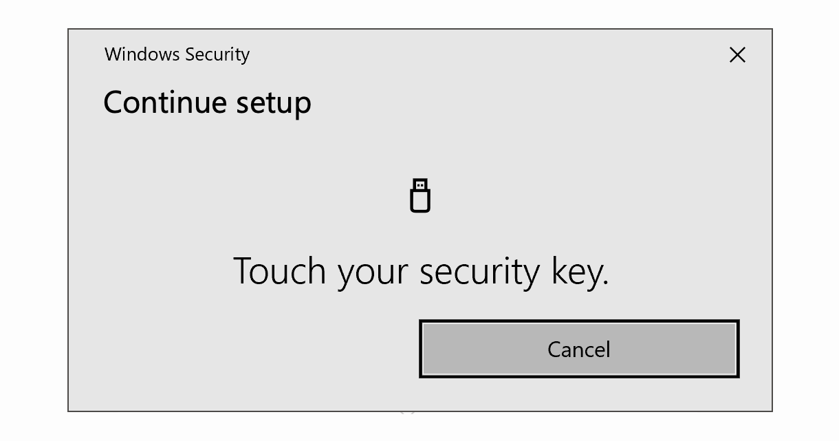 Registering USB device