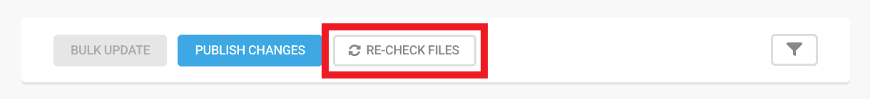 Re-check files in Dev Mode asset optimization