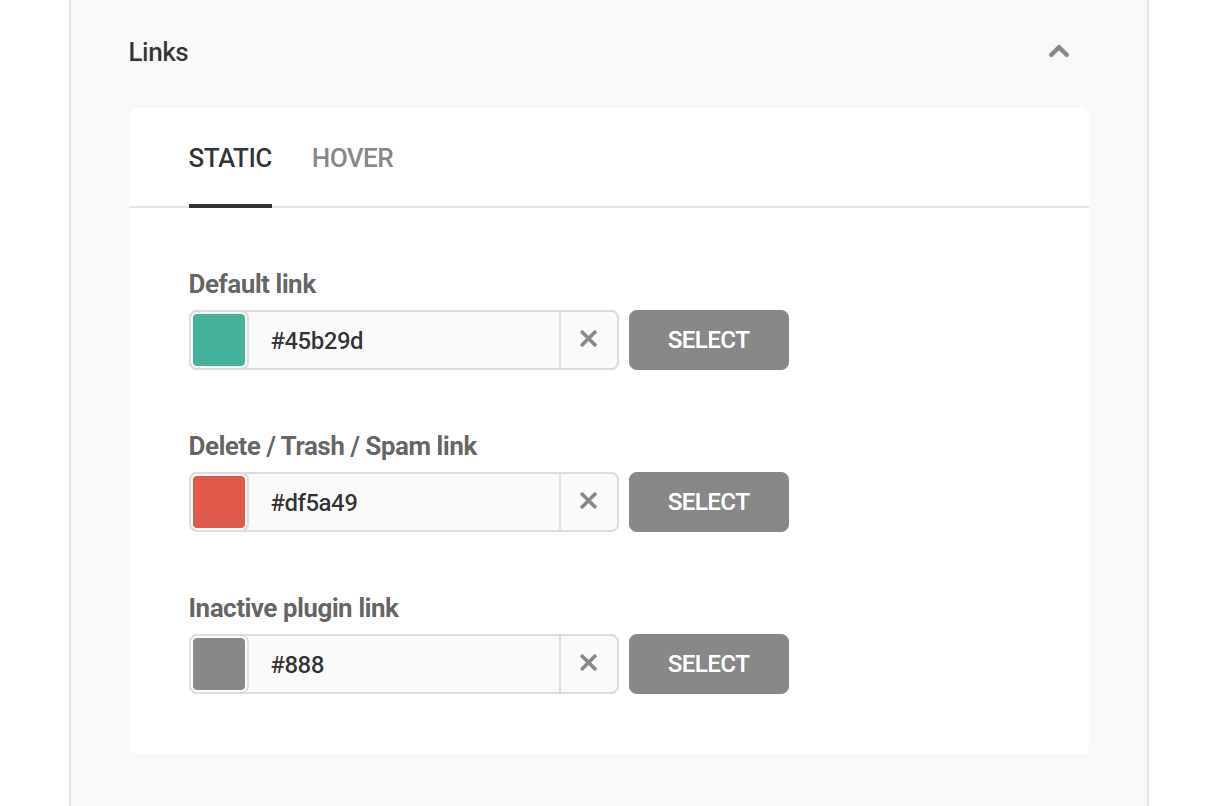 Edit link colors in Branda color scheme module