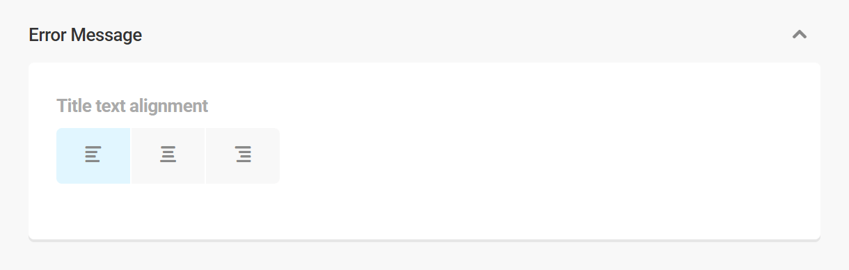 Branda DB Error Page message design options