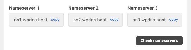 WPMU DEV Nameservers