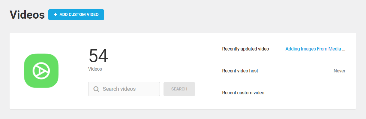 Video overview in Integrated Video Tutorials