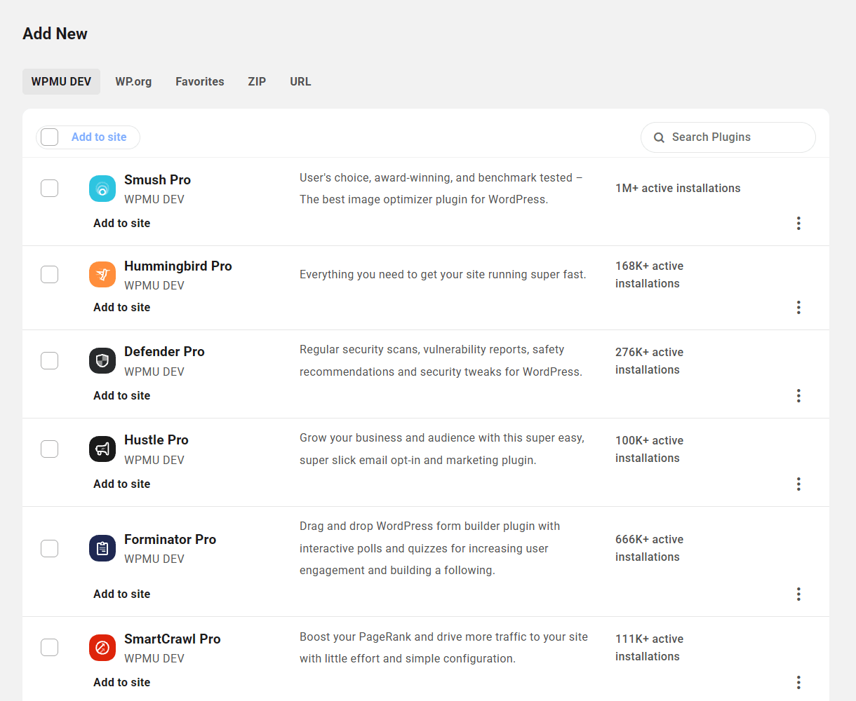Adding plugins overview
