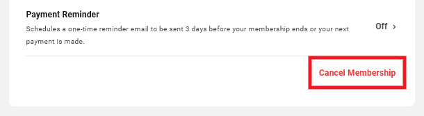 Cancel your WPMU DEV membership from your Account page