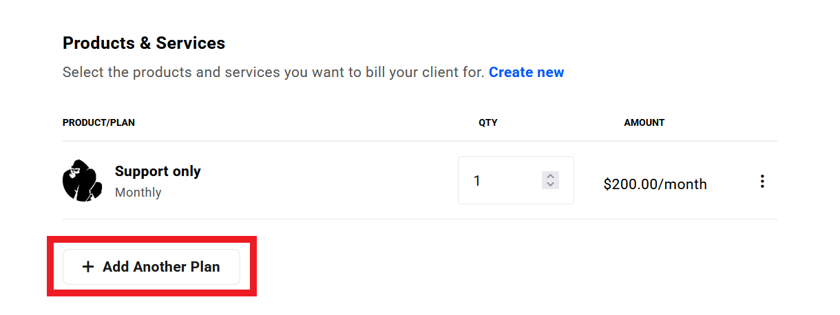 Billing a client in Client Tools