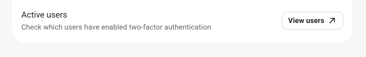 View user who have enabled two-factor authentication in Defender