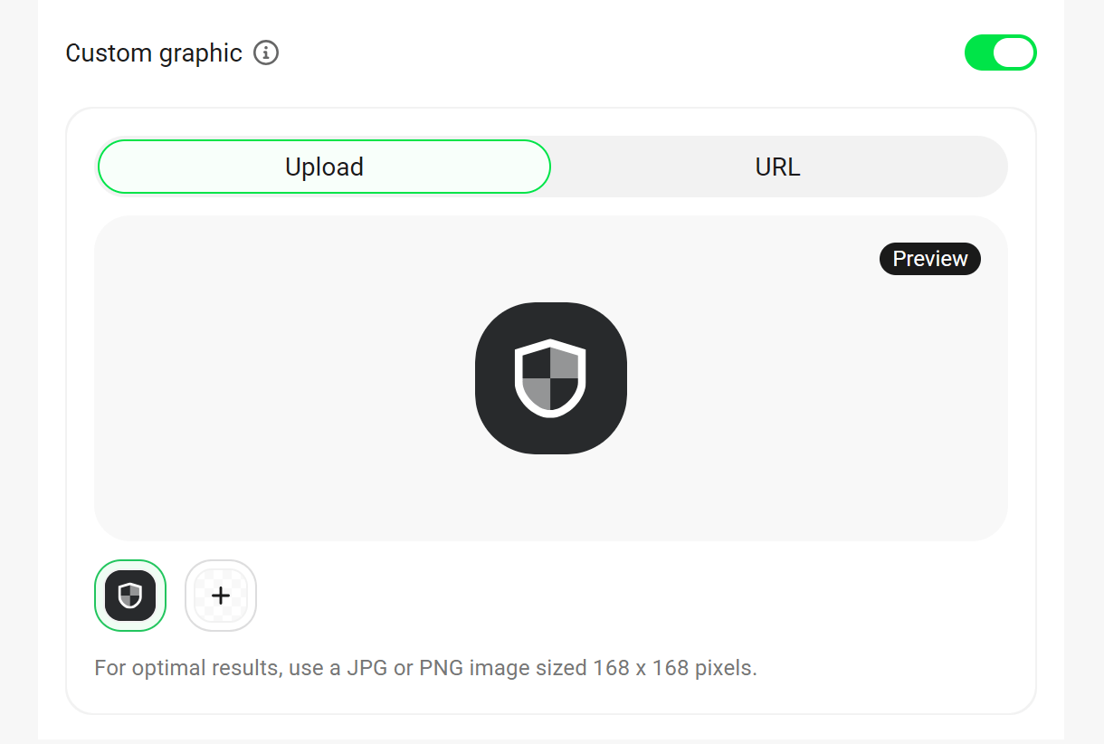Add custom graphic to Defender Two-factor authentication