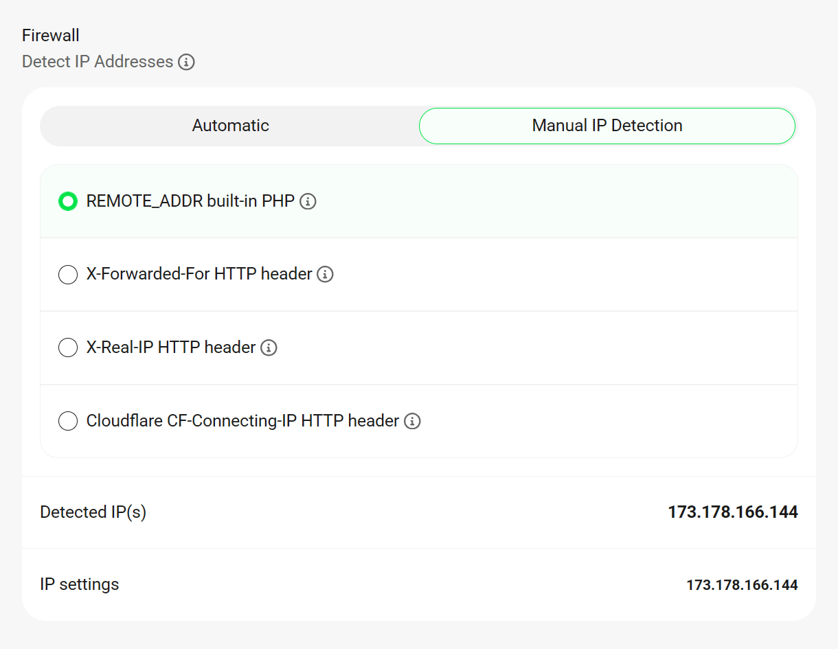 Manual IP detection method in Defender